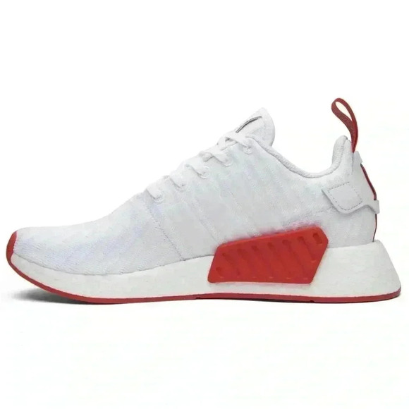 NWOB adidas NMD R2 White Core Red Two Toned- Size 8.5 Men main image 7